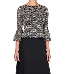 Lace mock dress mother in law wedding dress